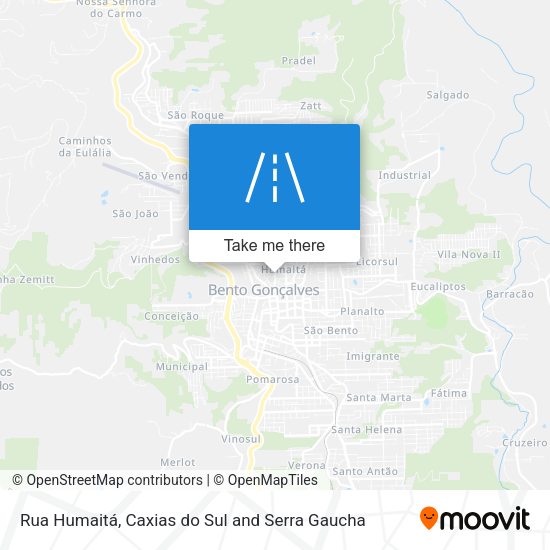 Rua Humaitá map