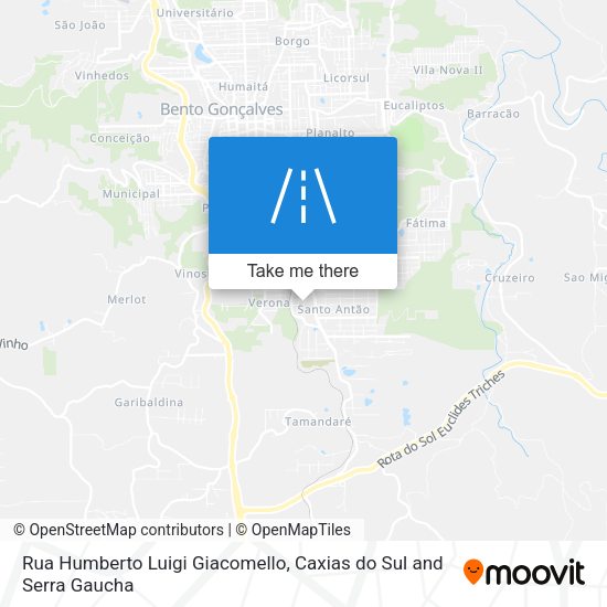 Rua Humberto Luigi Giacomello map