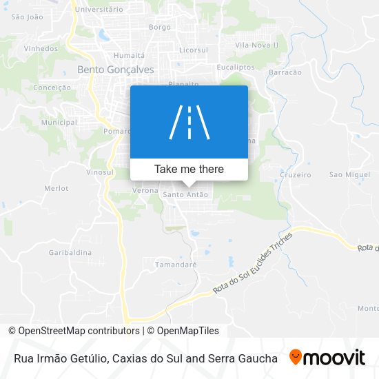 Rua Irmão Getúlio map