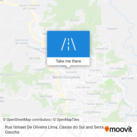 Rua Ismael De Oliveira Lima map