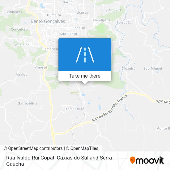 Rua Ivaldo Rui Copat map