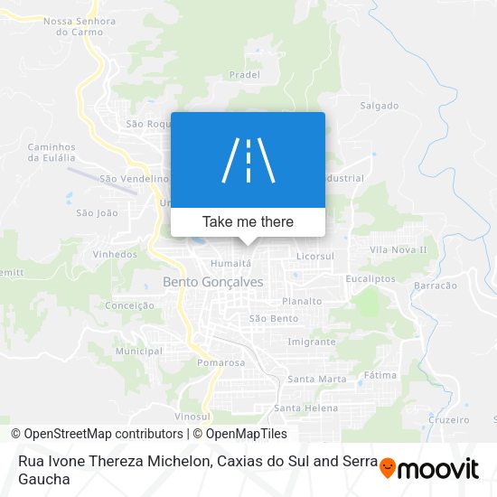 Rua Ivone Thereza Michelon map