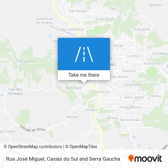 Rua José Miguel map