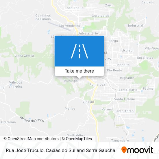 Rua José Truculo map