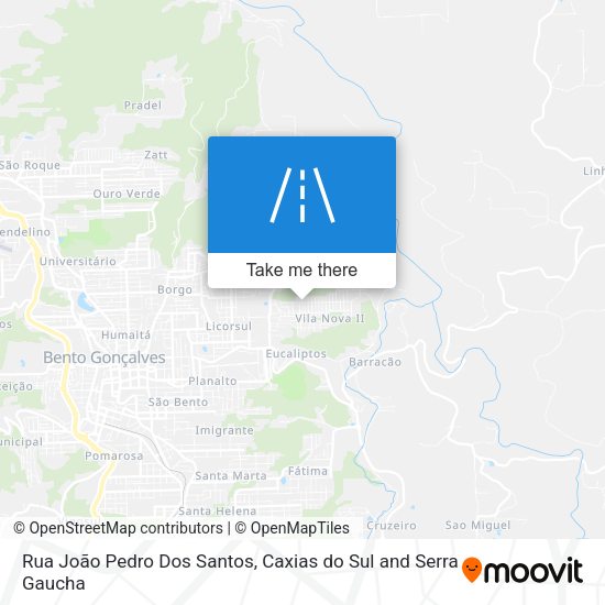 Rua João Pedro Dos Santos map