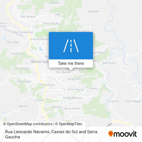 Rua Leonardo Navarini map