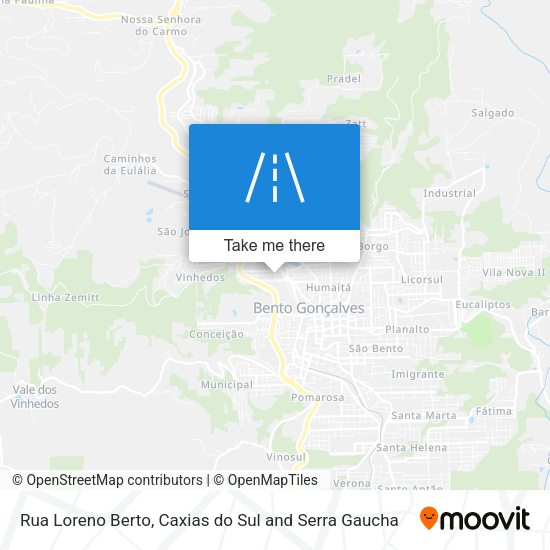 Rua Loreno Berto map