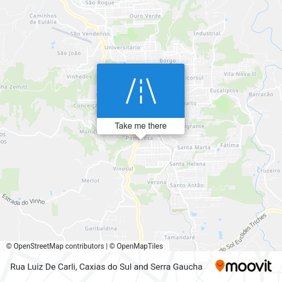 Rua Luiz De Carli map