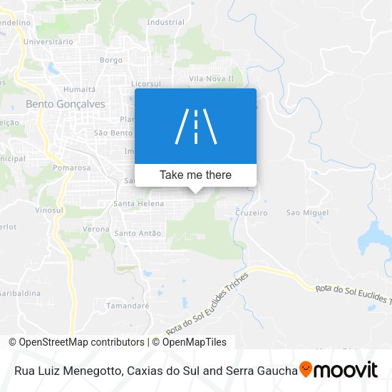 Rua Luiz Menegotto map