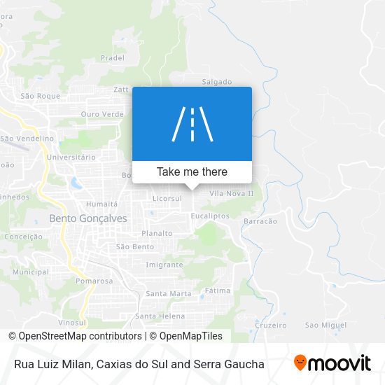 Rua Luiz Milan map