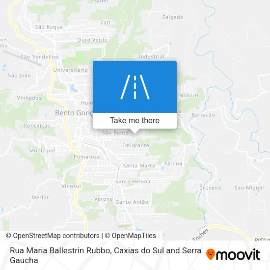 Rua Maria Ballestrin Rubbo map