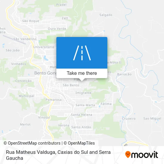 Rua Matheus Valduga map