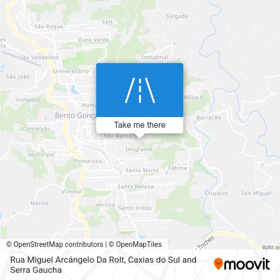 Rua Miguel Arcângelo Da Rolt map