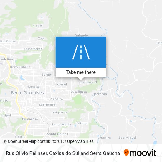 Rua Olivio Pelinser map