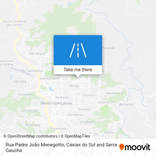 Rua Padre João Menegotto map