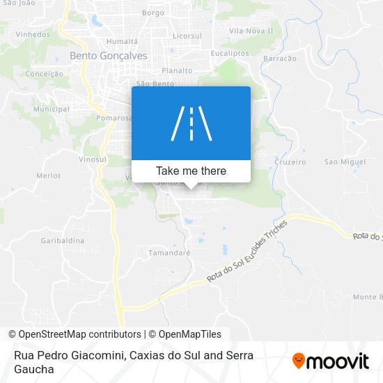 Rua Pedro Giacomini map
