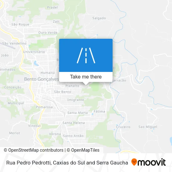 Rua Pedro Pedrotti map