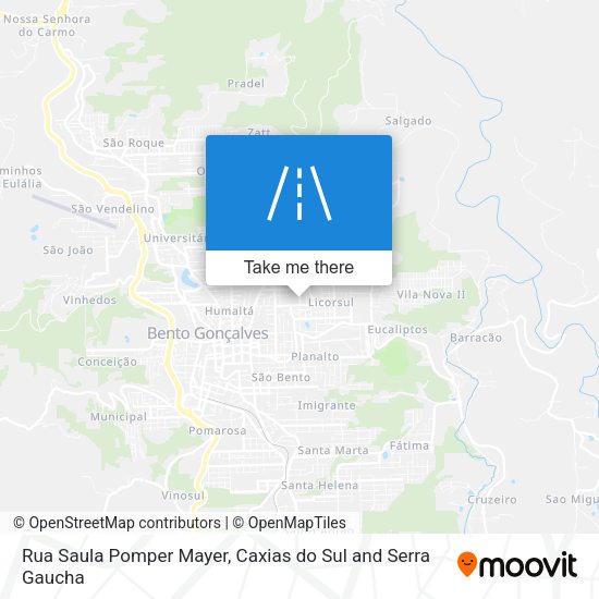Rua Saula Pomper Mayer map