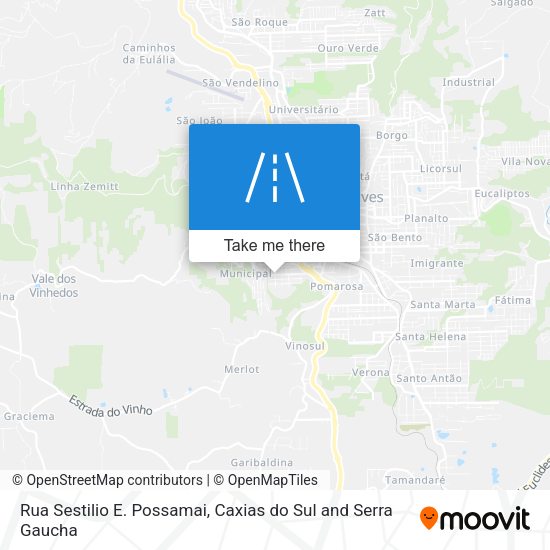 Rua Sestilio E. Possamai map