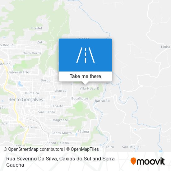Rua Severino Da Silva map