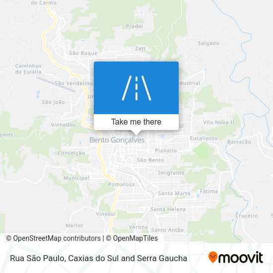 Rua São Paulo map