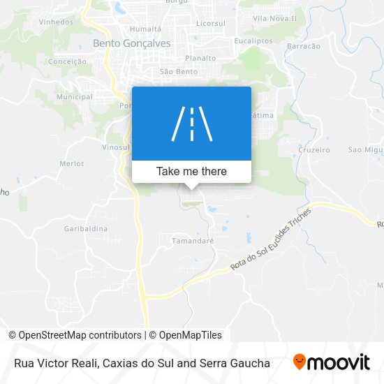 Rua Victor Reali map