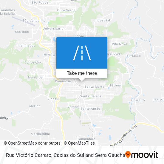 Rua Victório Carraro map