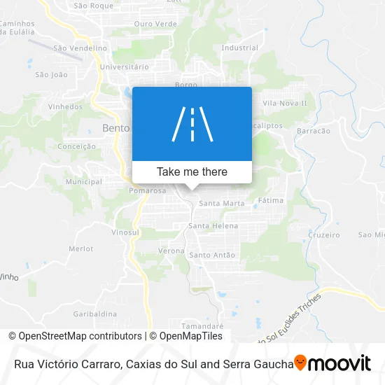 Rua Victório Carraro map