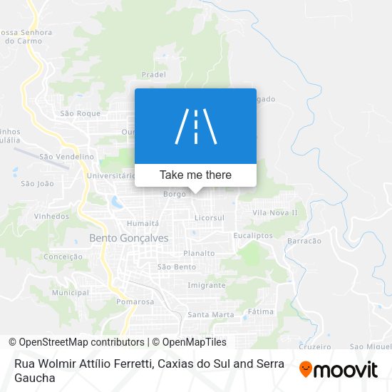 Rua Wolmir Attílio Ferretti map