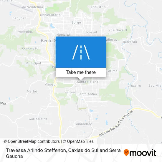 Travessa Arlindo Steffenon map