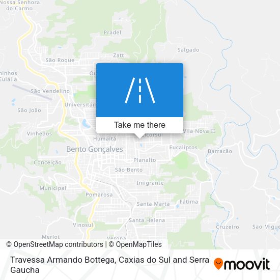 Travessa Armando Bottega map