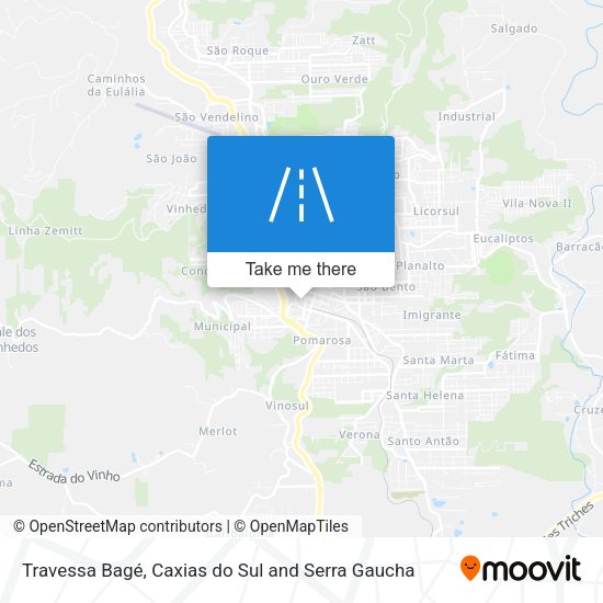 Travessa Bagé map