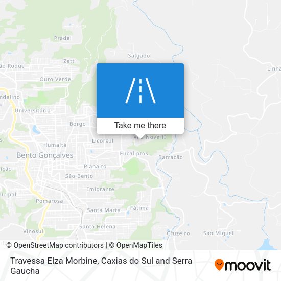 Travessa Elza Morbine map