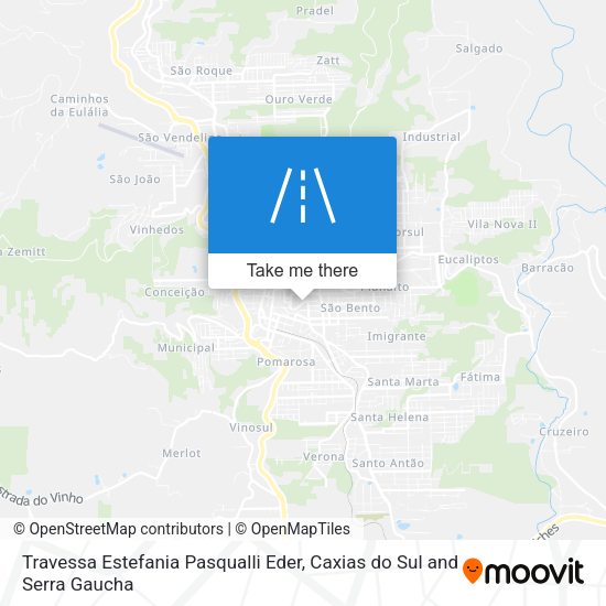 Travessa Estefania Pasqualli Eder map