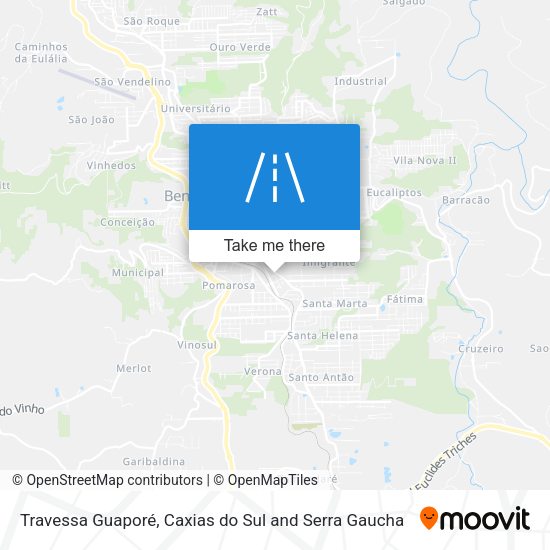 Travessa Guaporé map