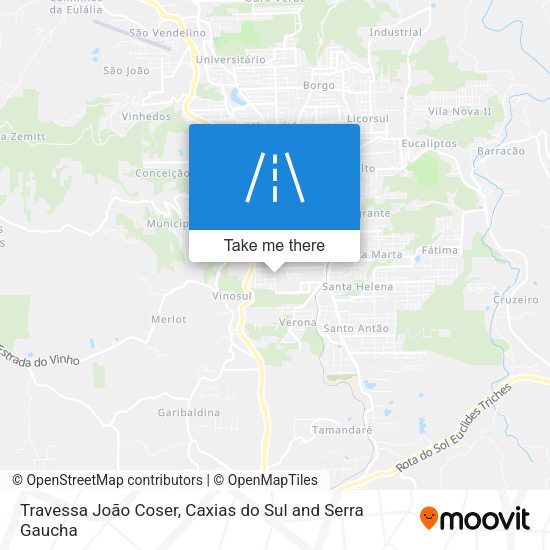 Travessa João Coser map