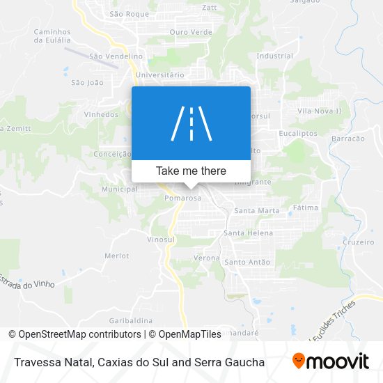 Travessa Natal map