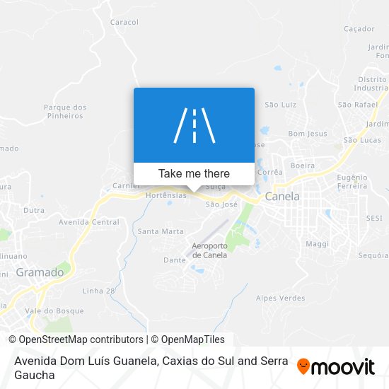 Avenida Dom Luís Guanela map