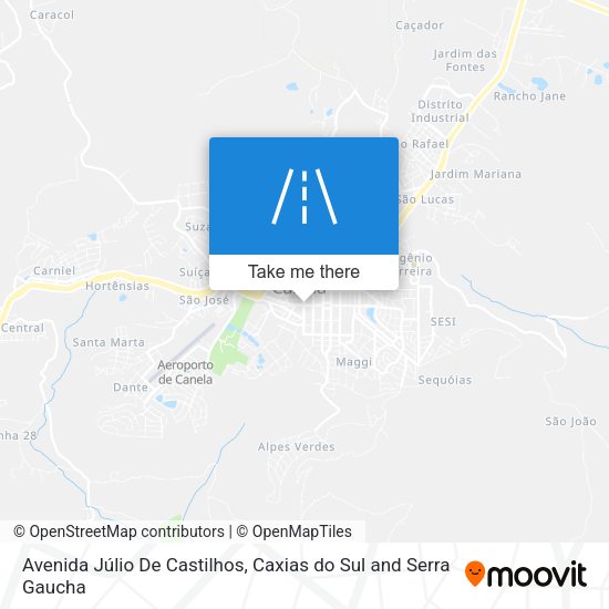 Avenida Júlio De Castilhos map