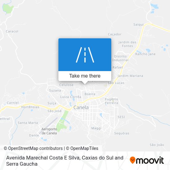 Avenida Marechal Costa E Silva map