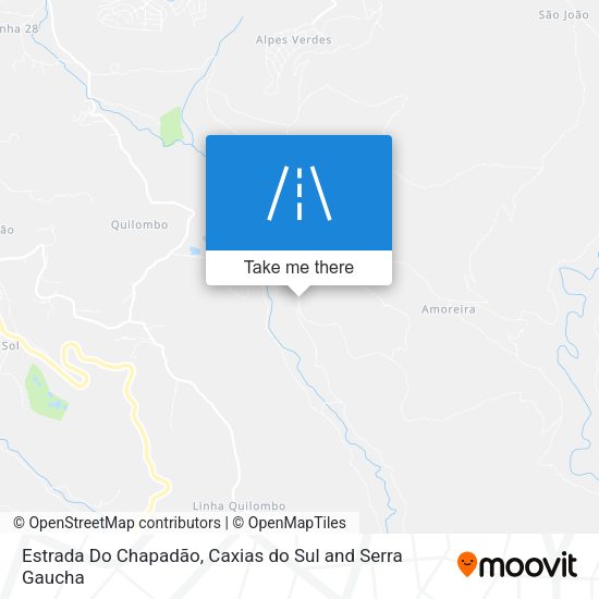 Estrada Do Chapadão map
