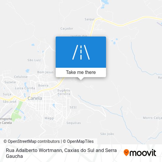 Rua Adalberto Wortmann map