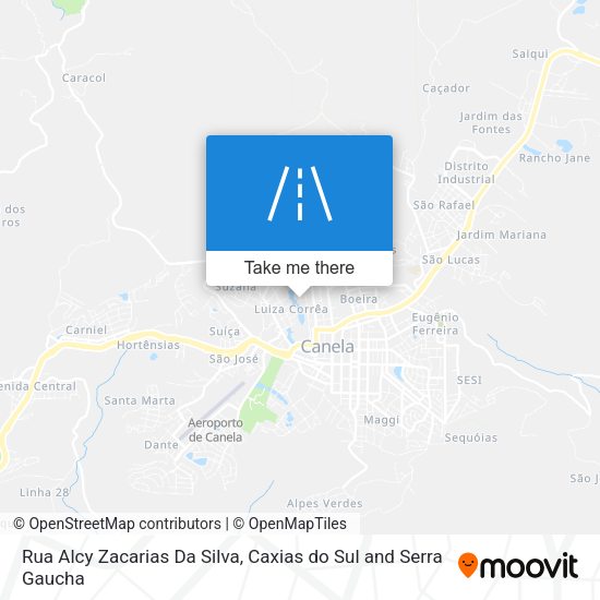 Rua Alcy Zacarias Da Silva map
