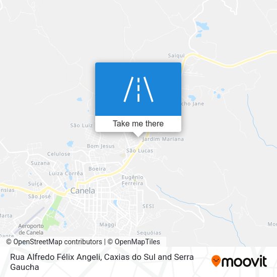 Rua Alfredo Félix Angeli map