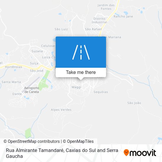 Rua Almirante Tamandaré map