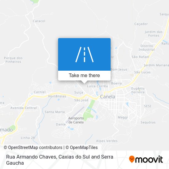 Rua Armando Chaves map