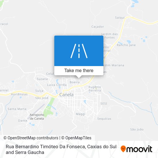 Rua Bernardino Timóteo Da Fonseca map