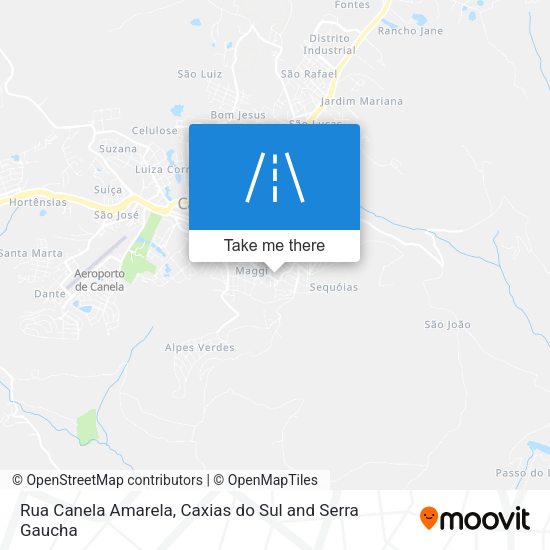 Rua Canela Amarela map