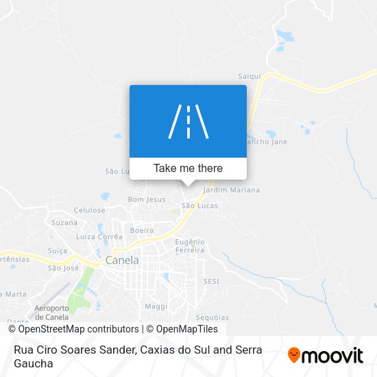 Rua Ciro Soares Sander map