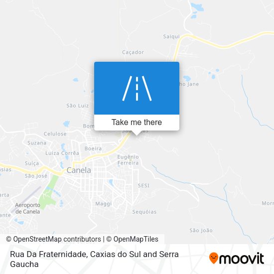 Rua Da Fraternidade map